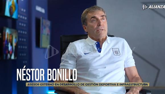 Néstor Bonillo, asesor externo en desarrollo de gestión deportiva e infraestructura de Alianza (Foto: Twitter AL).