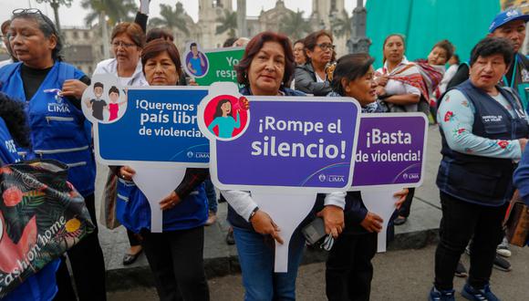 El alcalde de Lima, Jorge Muñoz, presidió lanzamiento de campaña. Iniciativa busca prevenir y luchar contra la violencia hacia las mujeres, niñas y adolescentes. (Municipalidad de Lima)