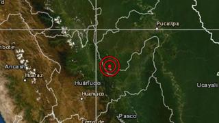IGP: sismo de magnitud 3,9 se reportó en Aguaytia, Ucayali