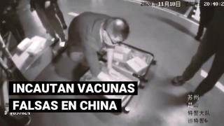 China: autoridades denuncian tráfico de vacunas falsas