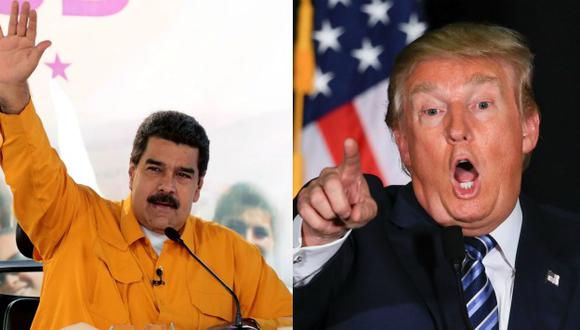 Maduro no descartó &quot;algún día&quot; reunirse con Donald Trump. (Foto: Composición)