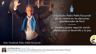 Pedro Pablo Kuczynski: Expresidentes y políticos de todo el mundo felicitan al electo presidente del Perú
