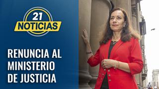 Renuncia ministra de justicia Ana Teresa Revilla