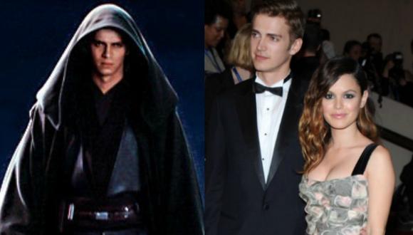 'Star Wars': La pareja de Hayden Christensen no quiere que su hija sepa que él es 'Darth Vader' (Composición)