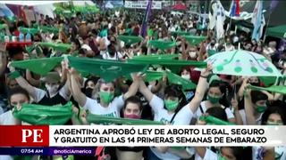 Senado argentino legalizó el aborto en las 14 primeras semanas de embarazo