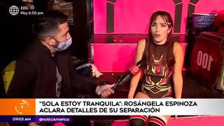 Rosángela Espinoza aclara los rumores tras el termino de su relación con Victor Hugo Cornejo