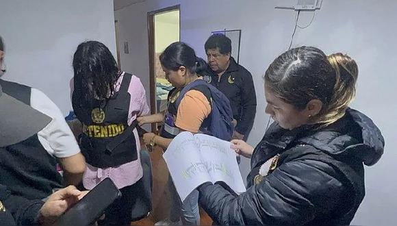 Esta madrugada detuvieron en San Juan de Lurigancho a integrantes de una facción de la organización criminal del Tren de Aragua.
Foto: César Grados