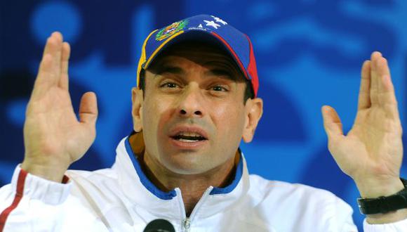 Henrique Capriles en su programa vía internet Venezuela somos todos. (AFP)