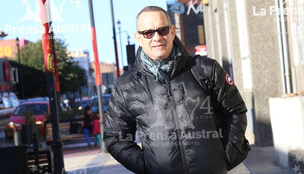 Tom Hanks realiza sorpresiva visita a zona austral de Chile. (La Prensa Austral)