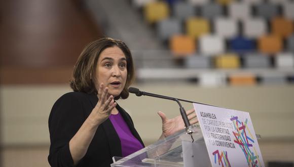Alcaldesa de Barcelona, Ada Colau, se pronunció sobre la eventualidad independentista.