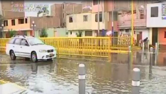 Aniego afecta a vecinos de Chorrillos.