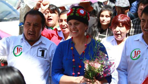 Verónika Mendoza buscará su segunda postulación consecutiva a la Presidencia de la República. (Foto: Caleb Mendoza / GEC)