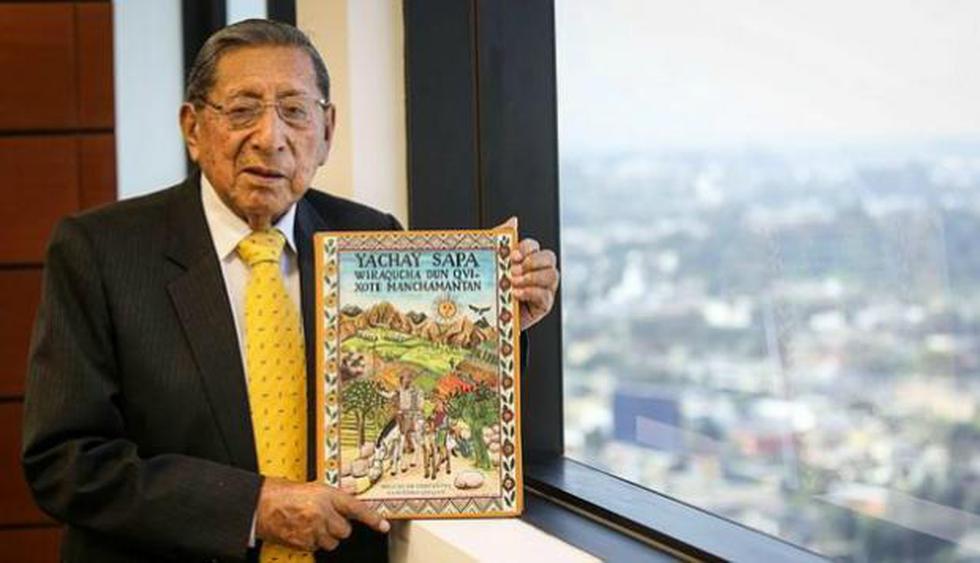 Demetrio Túpac Yupanqui regaló una gran traducción de una pieza literaria a la comunidad quechua. (USI)
