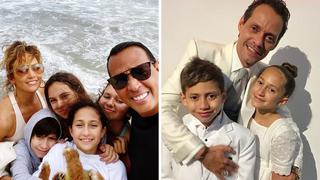 Jennifer Lopez envía tiernos saludos a Alex Rodriguez y Marc Anthony por el Día del Padre
