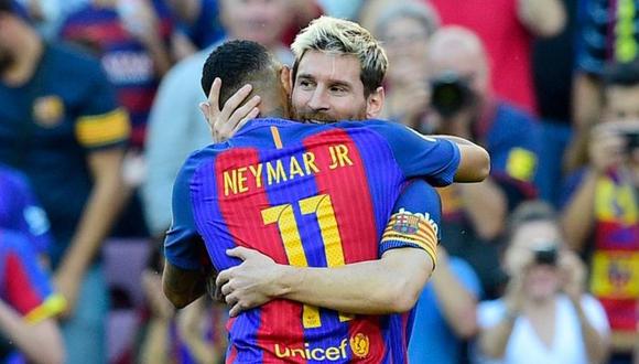 Neymar jugó en el Barcelona hasta mediados de 2017 (Foto: AFP)