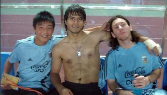 Wu Lei se rindió ante Lionel Messi y Sergio Agüero en los Juegos Olímpicos de Pekín 2008. (Foto: Agencias)