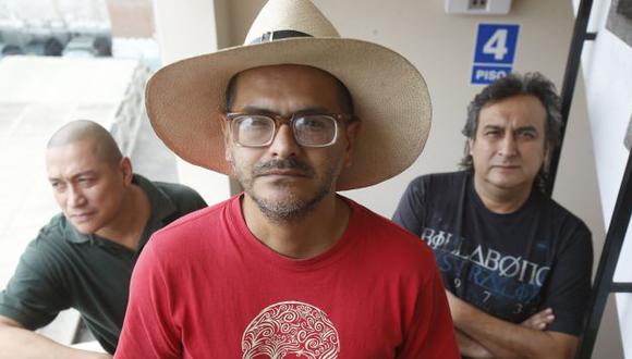 TRÍO POWER. Rafo Ráez, Eduardo Cisneros y Raúl Loza integran la banda. (Roberto Cáceres)