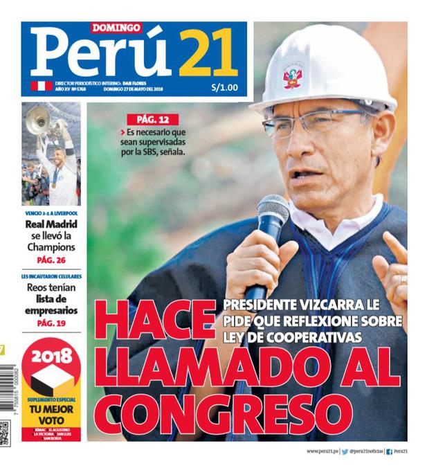 Hace Llamado Al Congreso Impresa Peru