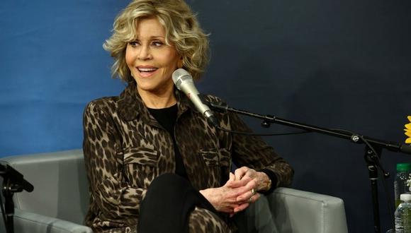 Jane Fonda recibirá el premio honorífico en los Globos de Oro 2021. (Foto: AFP).