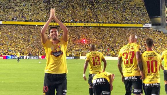Kaká colaboró con dos conquistas para el triunfo de Barcelona sobre Sport Boys en Guayaquil. (@BarcelonaSCweb)