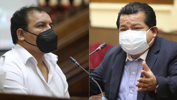Sobre Fray Vásquez Castillo y Bruno Pacheco pesa una orden de prisión preventiva. Foto: Congreso.
