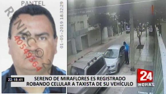 El robo ocurrió en la cuadra 6 de la calle San Martín. El noticiero 24 Horas señaló que el sujeto trabajó durante 15 meses en la Municipalidad de Miraflores.