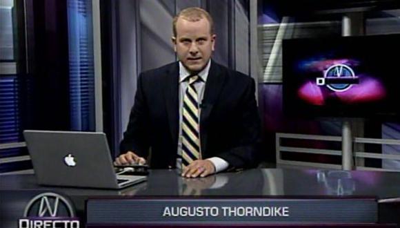 Augusto Thorndike ofreció disculpas por vergonzosa pelea con Malzon Urbina. (Canal N)