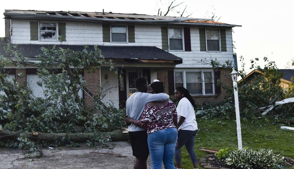 Potente tornado deja heridos, severos daños y millones sin energía en Ohio. (Foto: AFP)