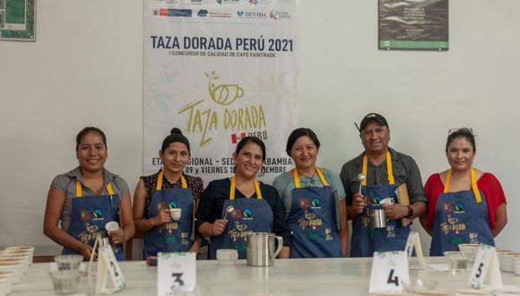 Trece contenedores de cafés de alta calidad clasifican a la final del concurso Taza Dorada Perú 2021