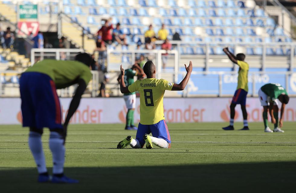 Colombia venció 1-0 a Bolivia por el Sudamericano Sub 20 Chile 2019. (AFP)