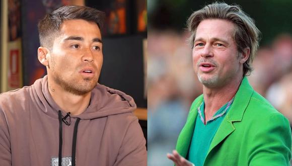 Rodrigo Cuba se comparó con Brad Pitt tras necesitar seguridad privada por el acoso de la prensa. (Foto: Composición)