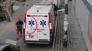 Tercera ola: delincuentes desmantelan ambulancia usada para atención de pacientes COVID-19 | VIDEO
