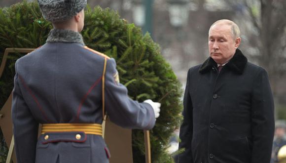 Vladimir Putín anuncia una "operación militar" en Ucrania. (Foto: Alexey NIKOLSKY / SPUTNIK / AFP)