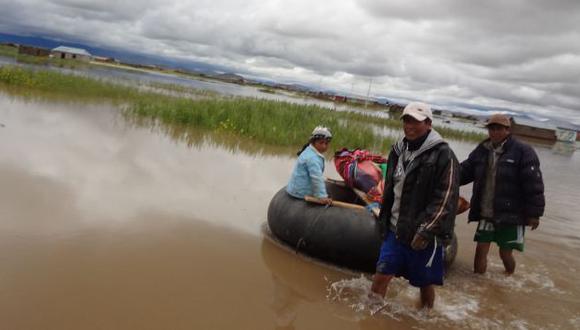 Los pobladores de Puno sufren las consecuencias de la temporada de lluvias. (Difusión)