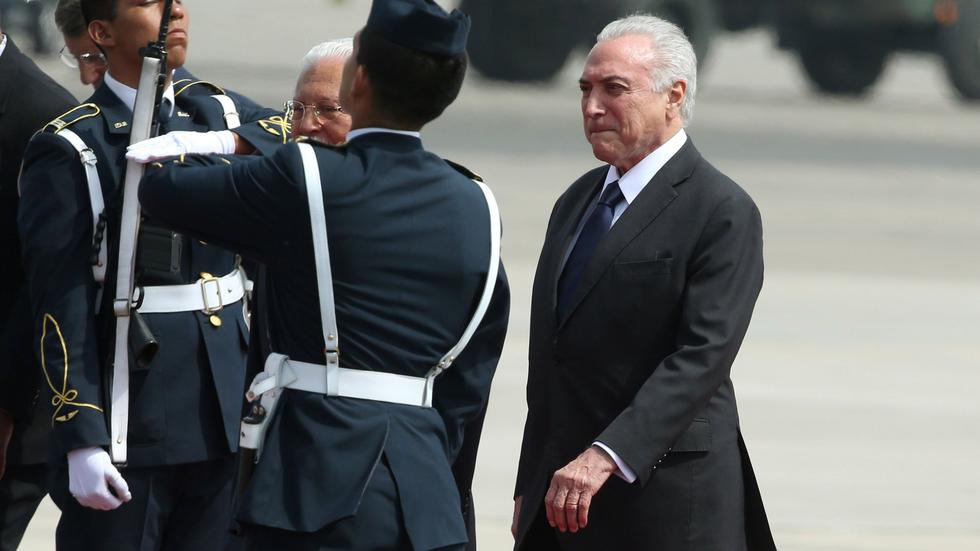 Cumbre de las Américas: Michel Temer, presidente de Brasil, llegó al Perú. (Reuters)