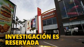 McDonald’s: Investigación sobre muerte de jóvenes es “reservada”