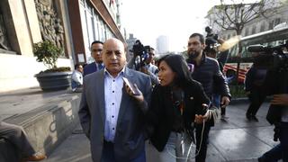 Beder Camacho sobre audios presentados por exjefe de la DINI: “No hay actos de corrupción míos”