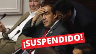 Yohny Lescano suspendido por 120 días del Congreso