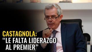 Gianfranco Castagnola: “Le falta liderazgo al premier Zeballos”