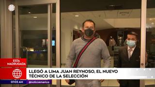Selección peruana: Juan Reynoso aterrizó en nuestro país y será presentado en la Videna [VIDEO]