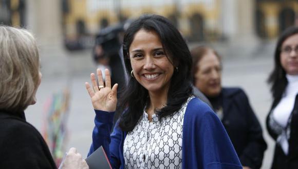 Nadine Heredia se libra de investigación fiscal por lavado de activos. (Luis Gonzáles)
