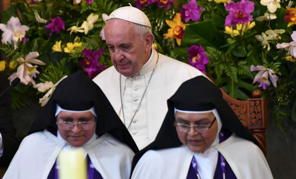 El papa Francisco tuvo un peculiar mensaje para las monjas peruanas. (Reuters)