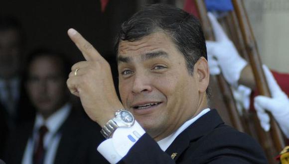 VA POR MÁS. Correa se cree imprescindible para garantizar la continuidad de su 'revolución ciudadana’. (AP)