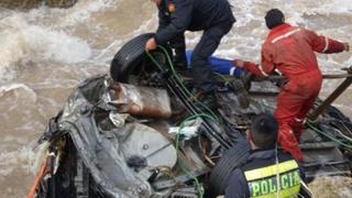 La Oroya: Dos muertos tras caída de vehículo a abismo