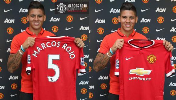 Marcos Rojo firmó un contrato de cinco temporadas con el Manchester United. (Difusión)