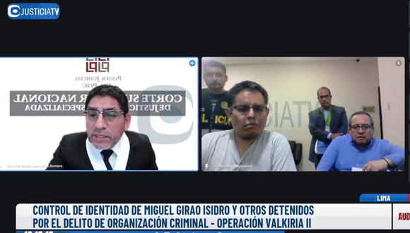 El exasesor Miguel Girao y José Luis Castillo Alva están detenidos. (Justicia TV)