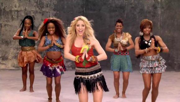 El Waka Waka de Shakira lidera el ranking de los mejores himnos a los mundiales, según Billboard. (Captura)