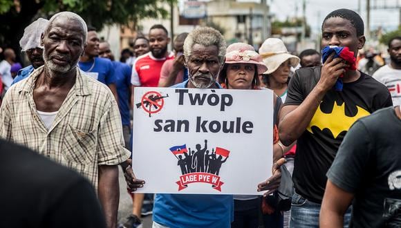 La oposición haitiana amenazó con radicalizar su protesta para exigir la renuncia de Jovenel Moise. (Foto: AFP)