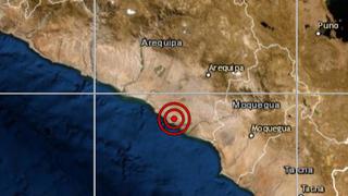 Sismo de magnitud 4,2 se registró esta mañana en Arequipa