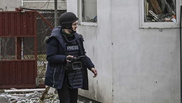 Soldin era el coordinador de vídeo en Ucrania desde septiembre de 2022 y visitaba regularmente la línea del frente. Foto: AFP